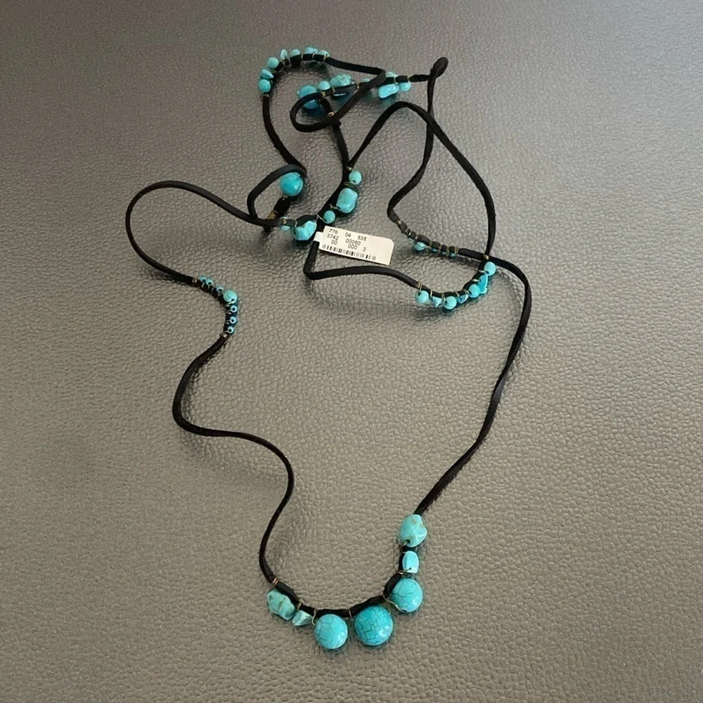 Neimam Marcus Turquoise wrap, necklace/bracelet new with tags